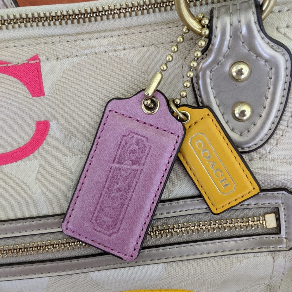 Colorblock Coach logo Purse - Picture 5 of 8